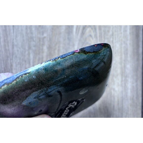 Vintage Mid Century Kareka Square Dish Seagull Ocean Surf Small Dish - Picture 3 of 5